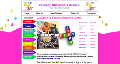 Desktop Screenshot of farnleychildrenscentre.co.uk